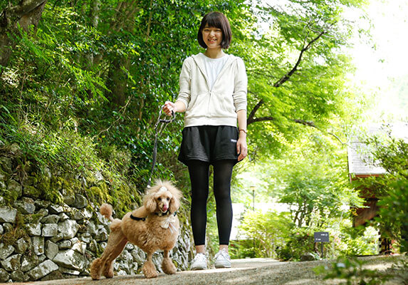 愛犬とともに過ごす里山の休日